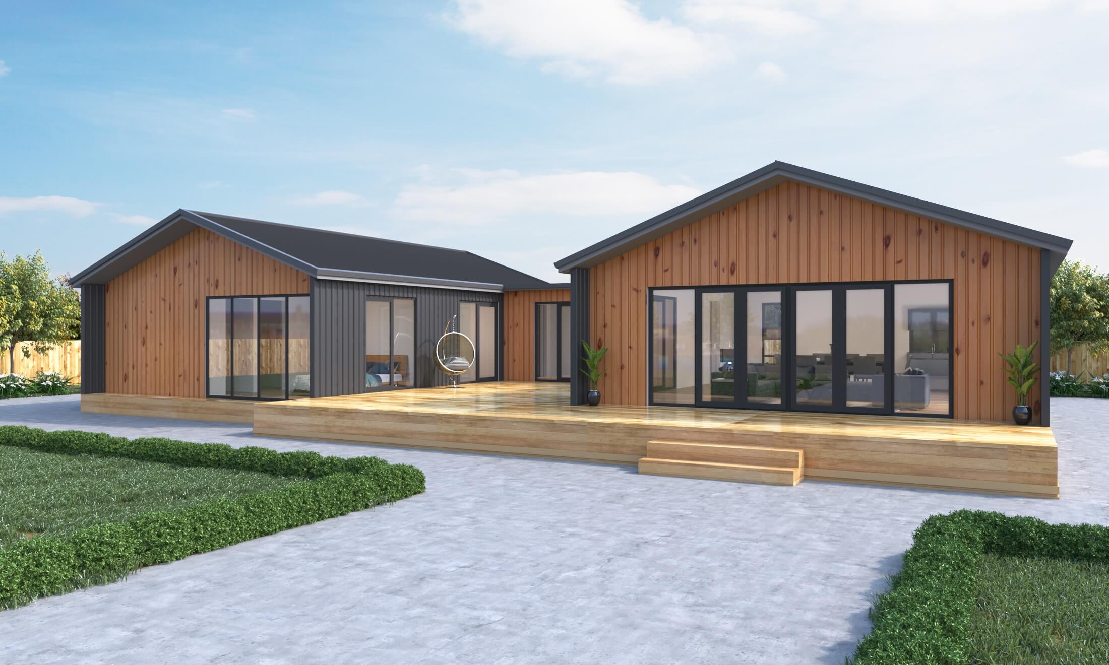 Modular Homes New Zealand By Genius Homes exterior-painting-lockwood-homes